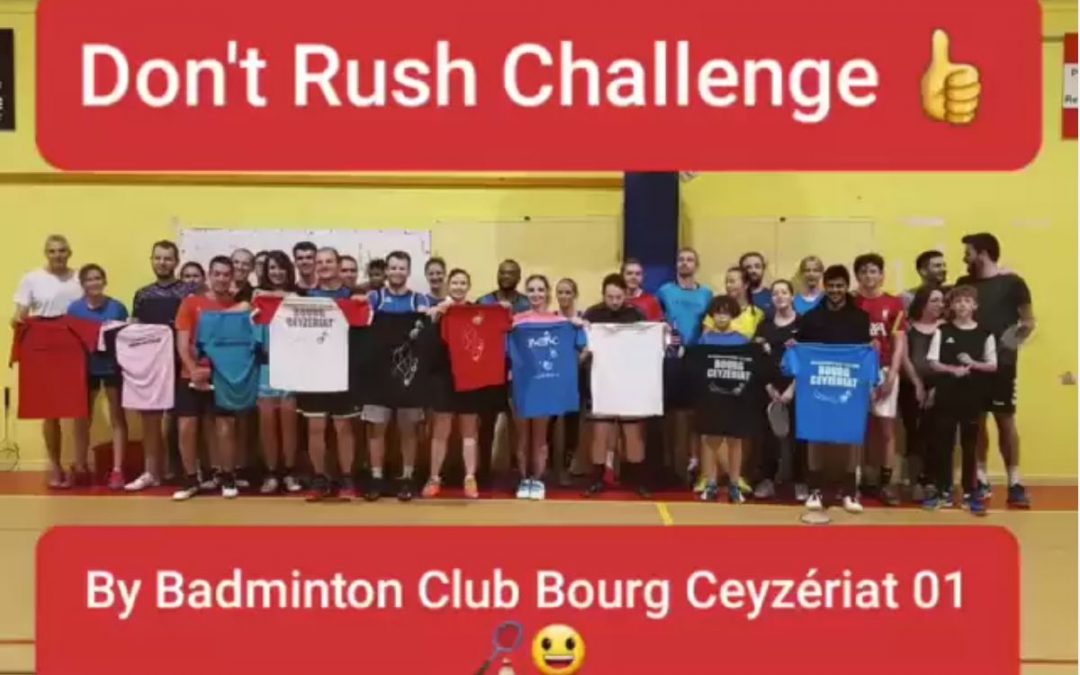 Video : le Don’t rush challenge » du club